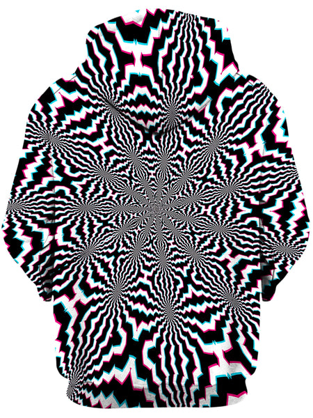 Art Designs Works - Fractal Ripples Unisex Zip-Up Hoodie