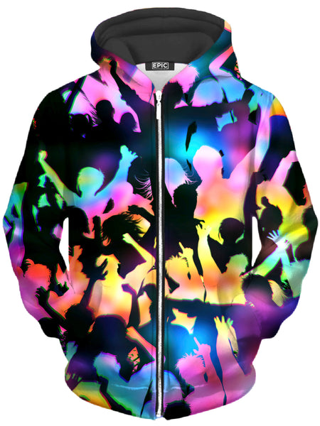 Art Designs Works - Good Vibes Unisex Zip-Up Hoodie
