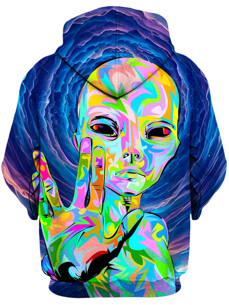 Technodrome - I Come in Peace Unisex Zip-Up Hoodie