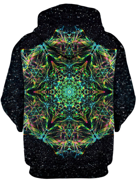 Art Designs Works - Green Prism Unisex Zip-Up Hoodie