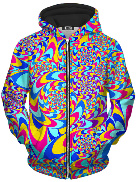 Art Designs Works - Rabbit Hole Unisex Zip-Up Hoodie
