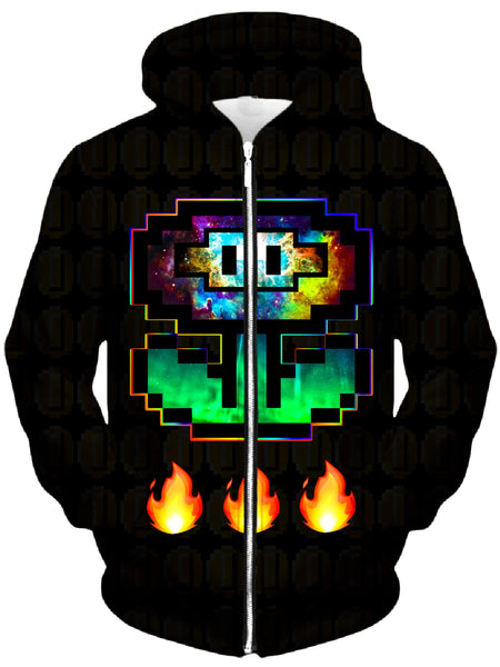 Noctum X Truth - Flower Power Unisex Zip-Up Hoodie