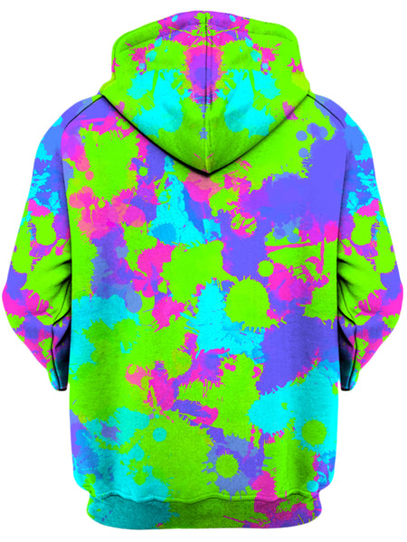 Big Tex Funkadelic - 90s Neon Paint Splatter Unisex Zip-Up Hoodie