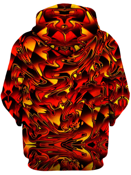 Big Tex Funkadelic - Fire Chromatic Melt Unisex Zip-Up Hoodie