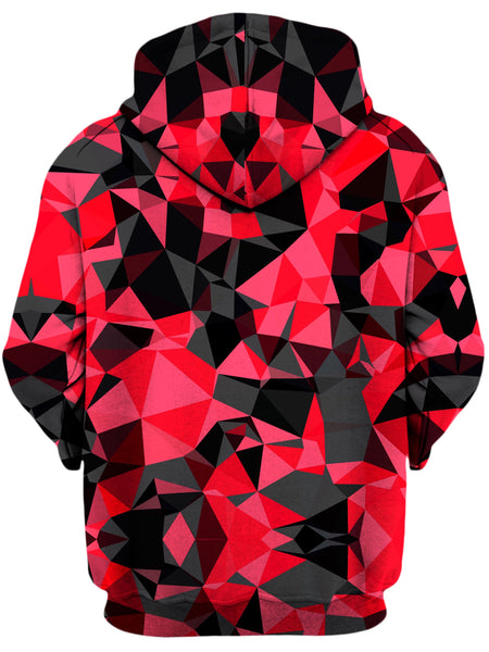 Big Tex Funkadelic - Red and Black Geo Unisex Zip-Up Hoodie