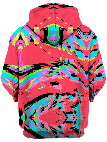 Big Tex Funkadelic - Tropical Coral Glitch Unisex Zip-Up Hoodie