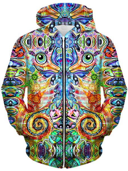 Set 4 Lyfe - Chakra Seahorse Unisex Zip-Up Hoodie