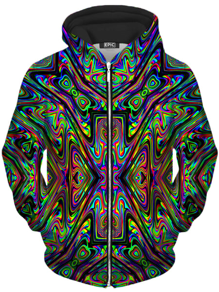 Glass Prism Studios - 50mg Unisex Zip-Up Hoodie