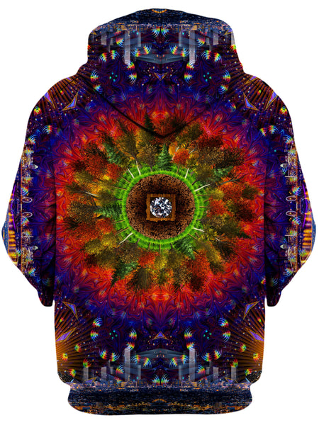 Lucid Eye Studios - Concrete Skies Unisex Zip-Up Hoodie