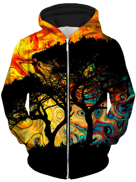 Lucid Eye Studios - African Sun Unisex Zip-Up Hoodie