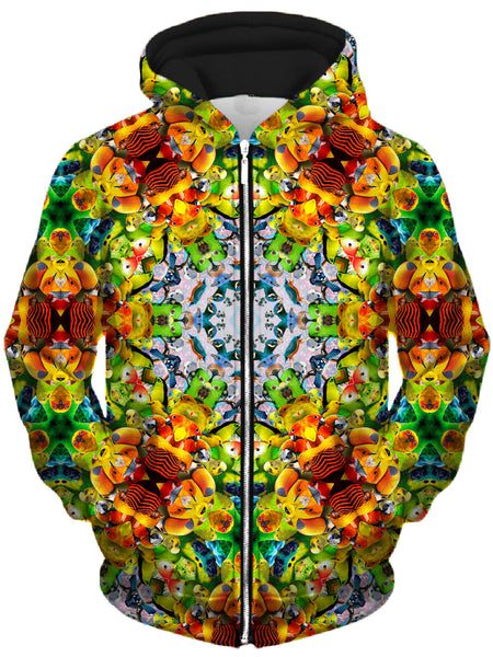 Lucid Eye Studios - Bird Kalied Unisex Zip-Up Hoodie