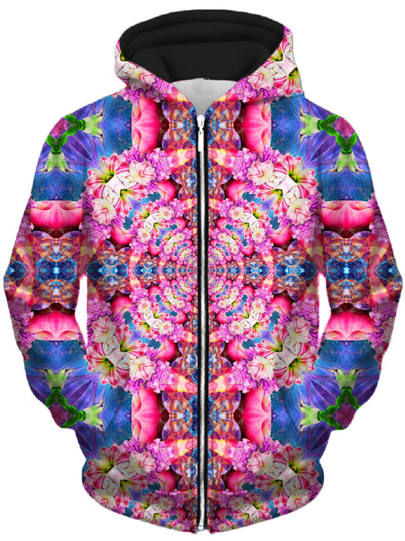 Lucid Eye Studios - Flourish Unisex Zip-Up Hoodie