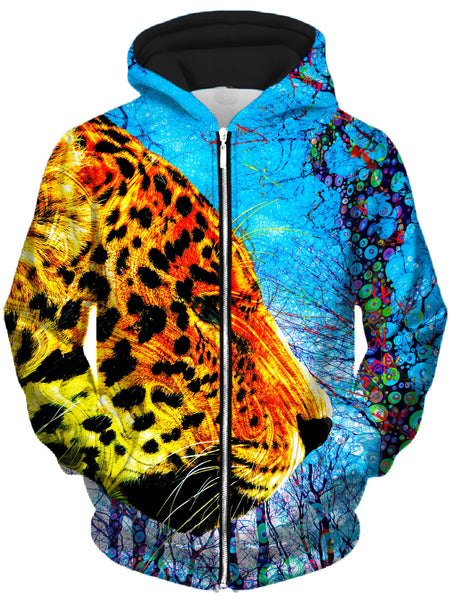 Lucid Eye Studios - Prowling Paws Unisex Zip-Up Hoodie