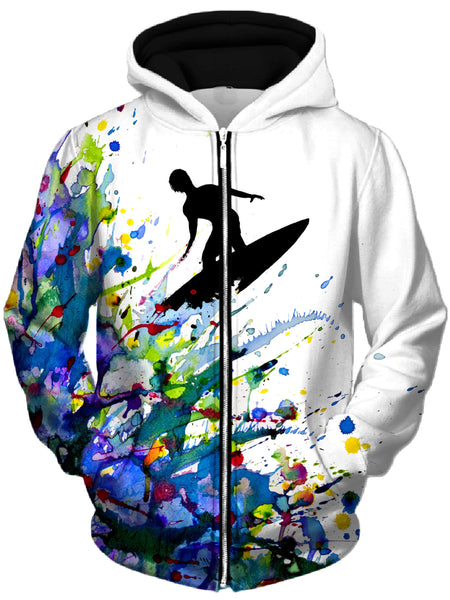 Marc Allante - A Pollock's Point Break Unisex Zip-Up Hoodie