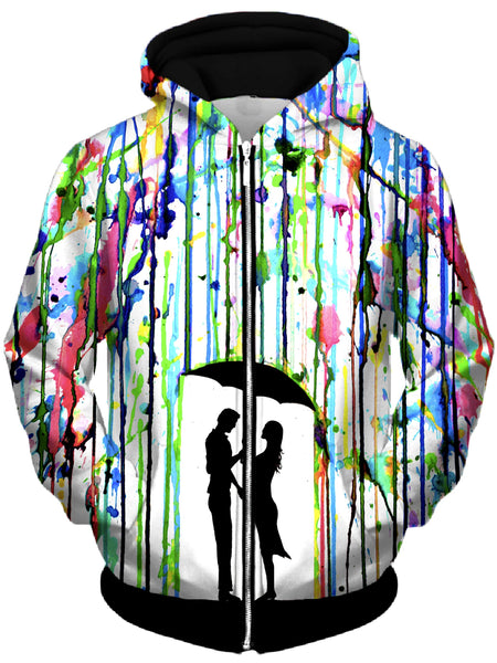 Marc Allante - Pour Deux Unisex Zip-Up Hoodie