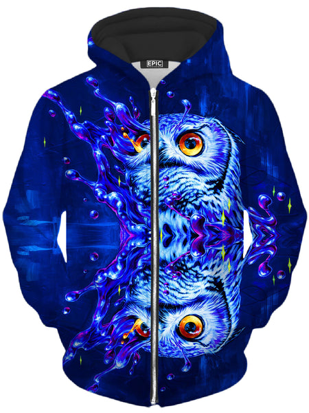 Noctum X Truth - Lucid Owl Unisex Zip-Up Hoodie