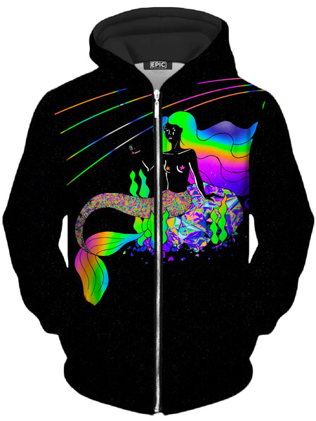 Noctum X Truth - Neon Mermaid Unisex Zip-Up Hoodie