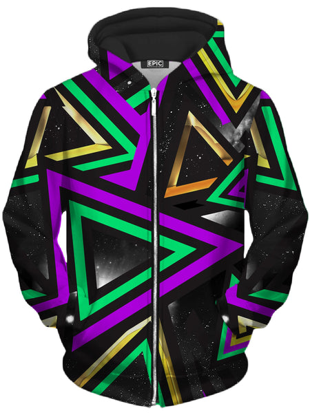 Noctum X Truth - Pandoras Triangle Unisex Zip-Up Hoodie