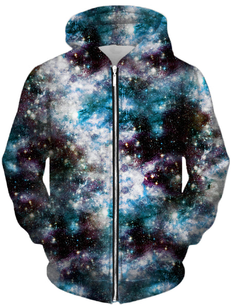 Set 4 Lyfe - Party God Galaxy Unisex Zip-Up Hoodie