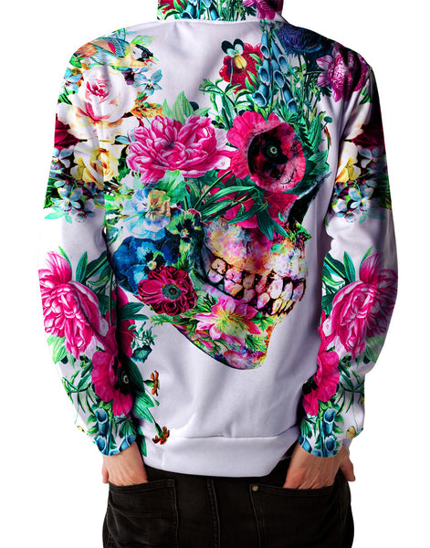 Riza Peker - Floral Dorian Unisex Zip-Up Hoodie