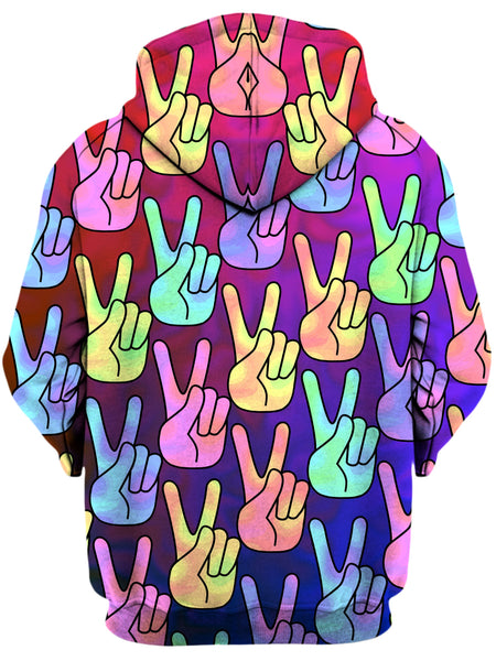 Sartoris Art - Hippy Trippy Unisex Zip-Up Hoodie