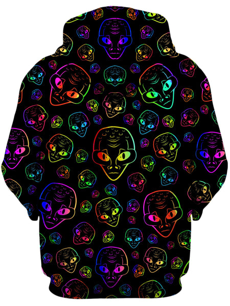 Sartoris Art - Alien Invasion Unisex Zip-Up Hoodie