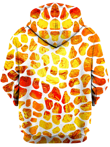 Sartoris Art - Giraffe Pattern Unisex Zip-Up Hoodie