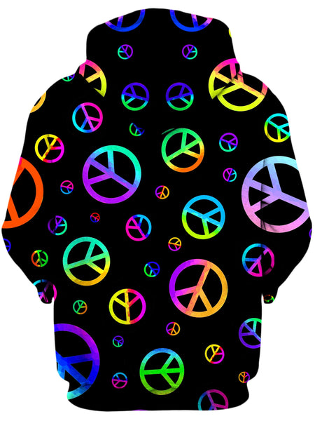 Sartoris Art - Signs of Peace Unisex Zip-Up Hoodie