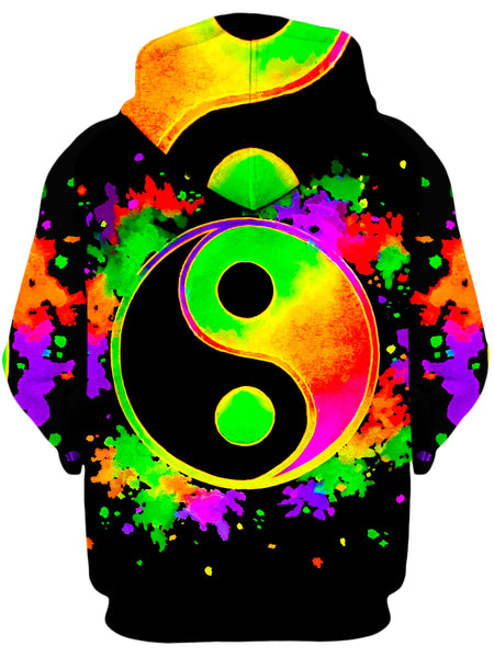 BrizBazaar - Splatter Yin Yang 2 Unisex Zip-Up Hoodie
