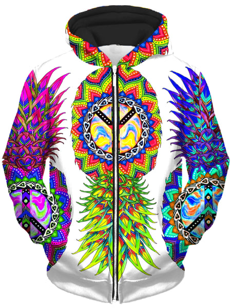 Svenja Jodicke - Ananas Trio Unisex Zip-Up Hoodie