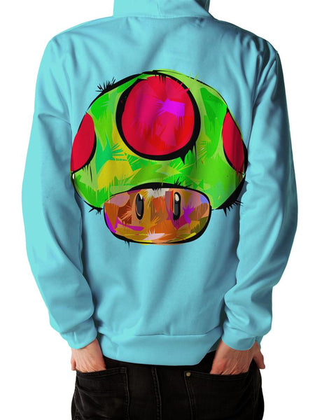 Technodrome - 1 Up Unisex Zip-Up Hoodie