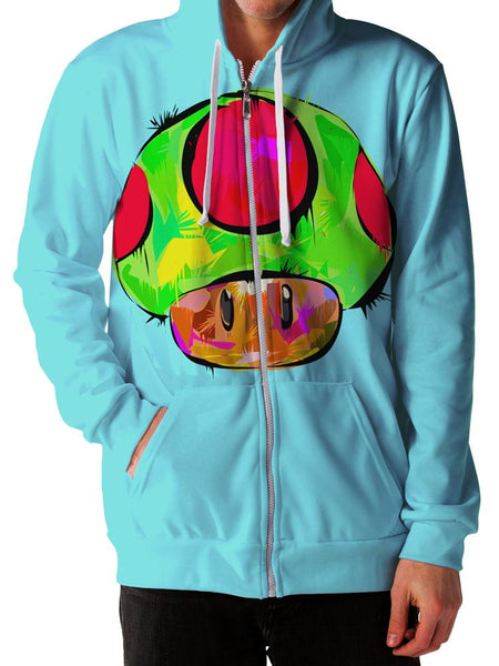 Technodrome - 1 Up Unisex Zip-Up Hoodie