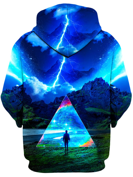 Think Lumi - Rainbow Triangle Unisex Zip-Up Hoodie