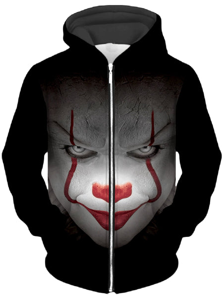 iEDM - Pennywise Unisex Zip-Up Hoodie