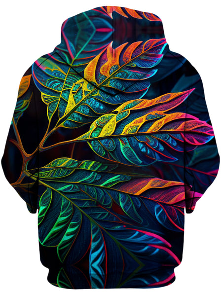 iEDM - Midnight Floral Unisex Zip-Up Hoodie