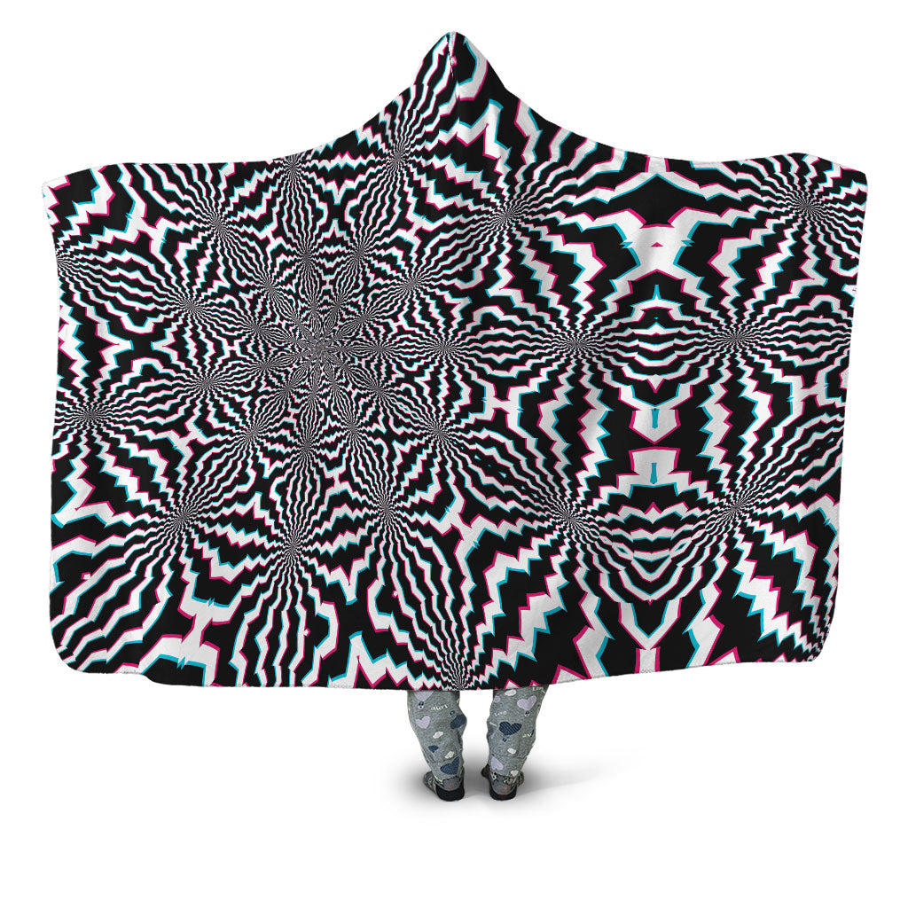 Fractal Ripples Hooded Blanket Art Designs Works Epic Hoodie