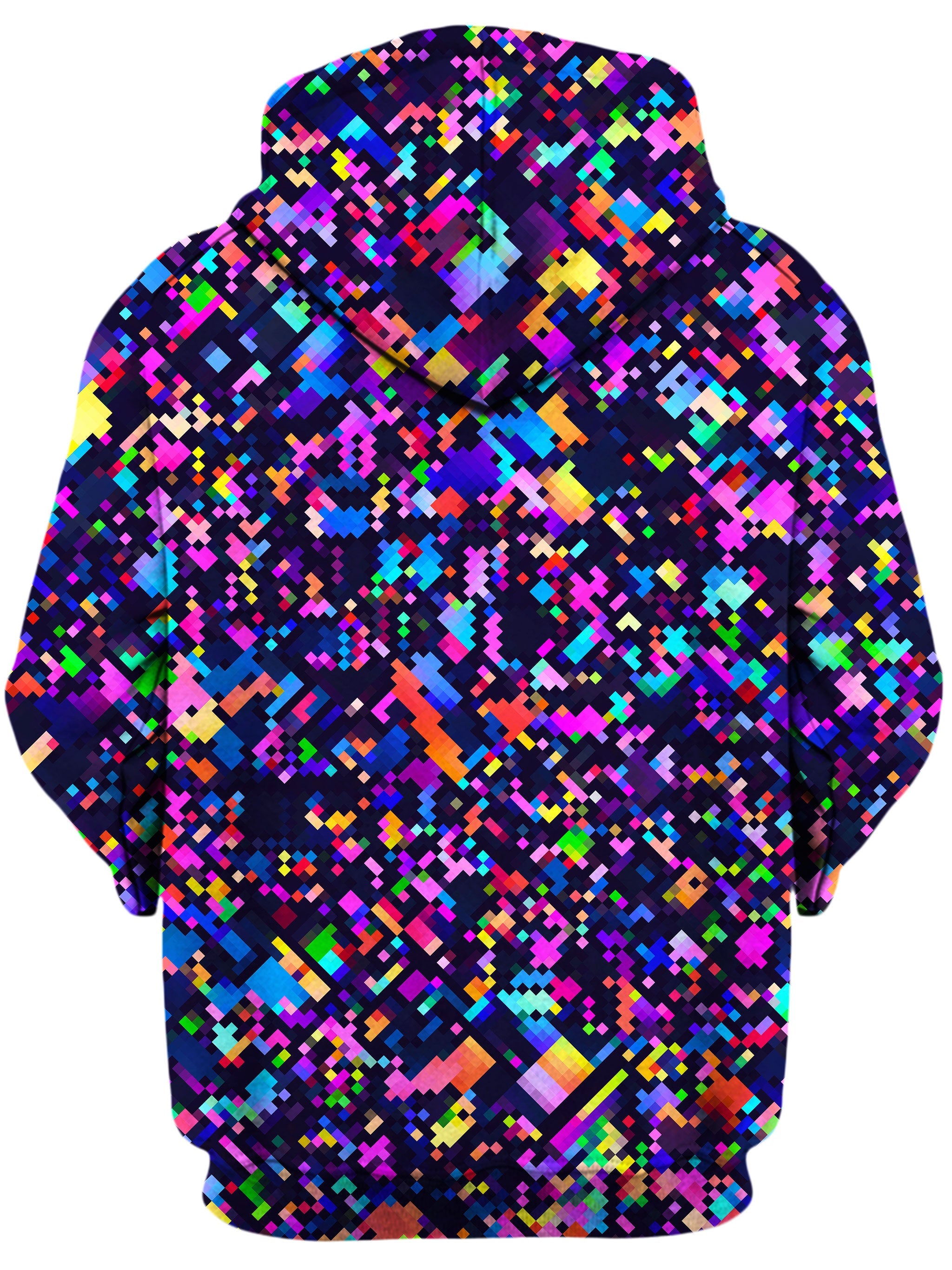 8-Bit Confetti Unisex Zip-Up Hoodie Art Designs Works Epic Hoodie