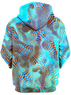 Aqua Plasma Unisex Zip-Up Hoodie Art Designs Works Epic Hoodie