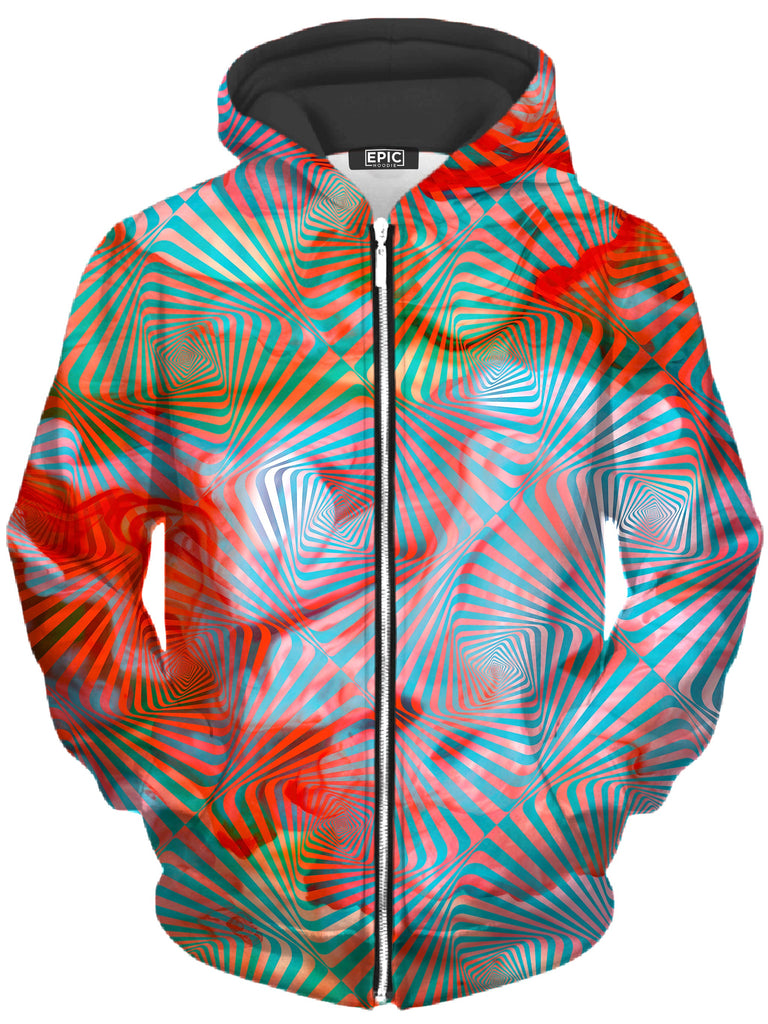 Art Designs Works - Solstice Unisex Zip-Up Hoodie