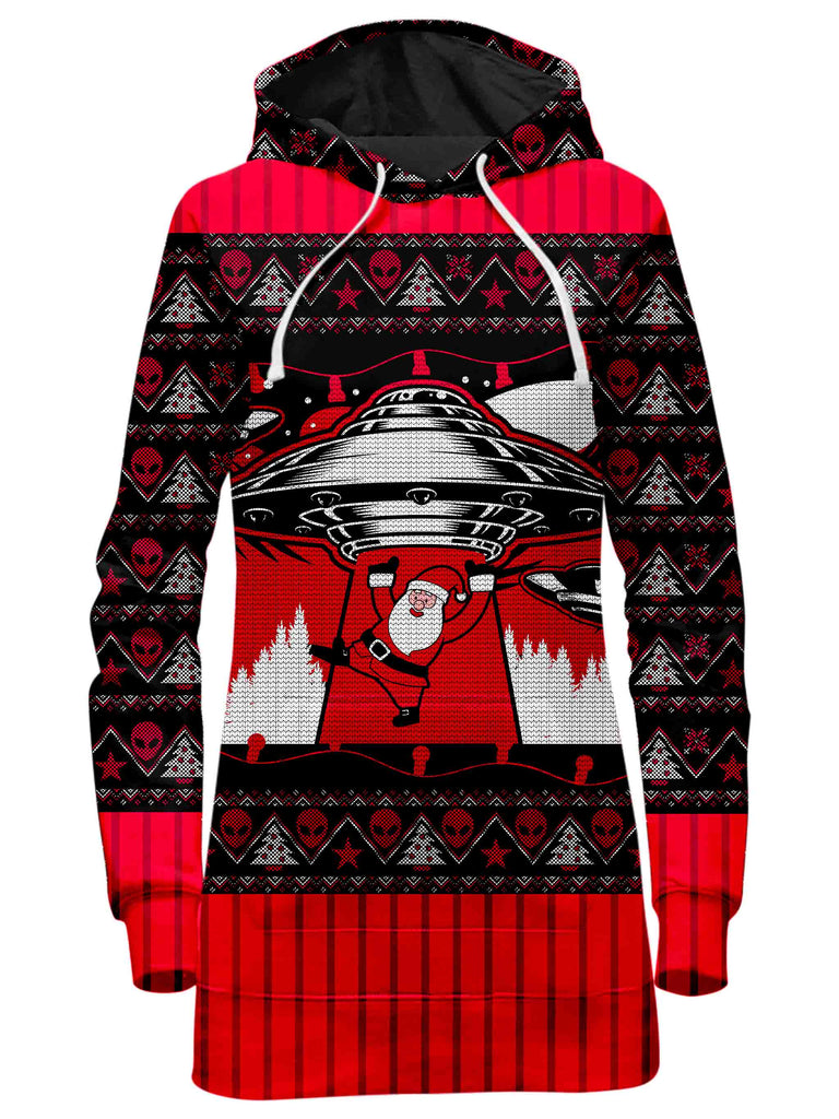 iEDM - Santa Abduction Hoodie Dress