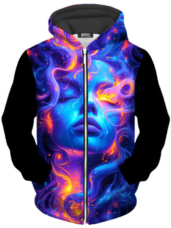 Art Designs Works - Universal Being Unisex Zip-Up Hoodie