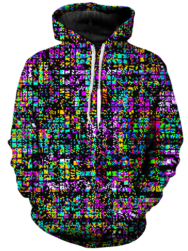 8-Bit Trippy Glitch Unisex Hoodie Art Designs Works Epic Hoodie