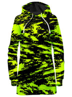 Black Lime Bolt Glitch Hoodie Dress Big Tex Funkadelic Epic Hoodie