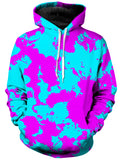 Blue and Purple Paint Splatter Unisex Hoodie Big Tex Funkadelic Epic Hoodie