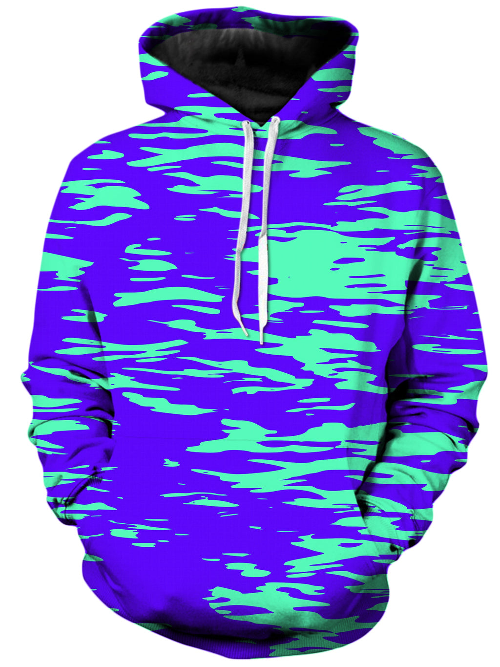 Purple Mint Rave Zebra Stripe Unisex Hoodie Big Tex Funkadelic Epic Hoodie