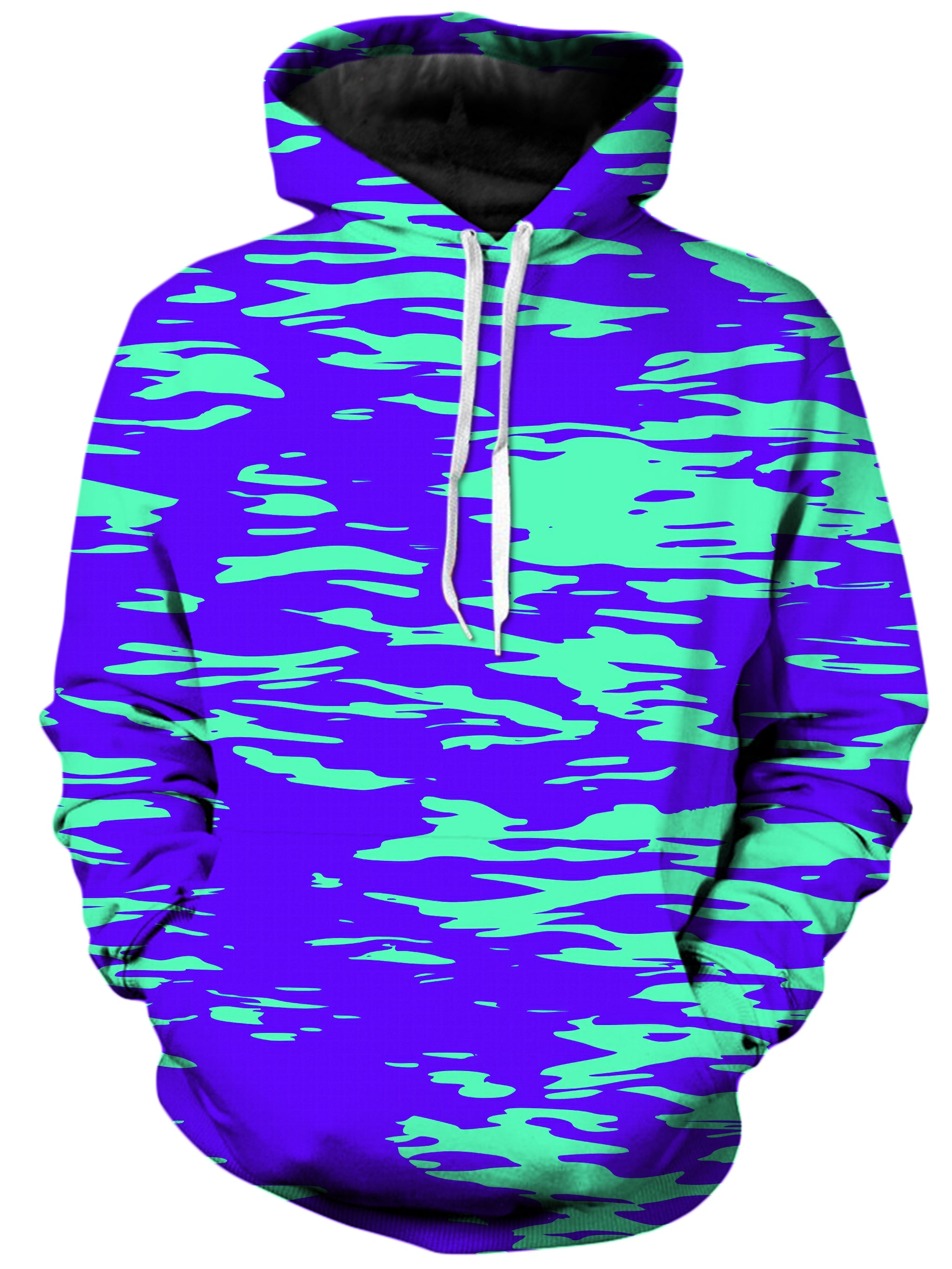 Purple Mint Rave Zebra Stripe Unisex Hoodie Big Tex Funkadelic Epic Hoodie