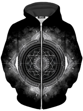 iEDM - Celestial Gateway Unisex Zip-Up Hoodie