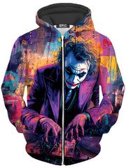 Deranged Frequencies Unisex Zip-Up Hoodie