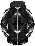 Fractured Core Unisex Zip-Up Hoodie iEDM Epic Hoodie
