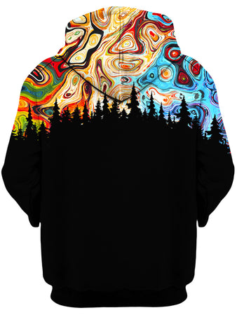 Gratefully Dyed Damen - Night Sky Unisex Zip-Up Hoodie